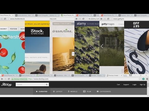 shutterstock vs istockphoto vs dreamstime vs alamy vs gettyimages vs offset vs stocksy