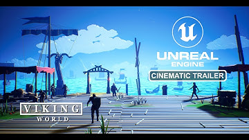 Low Poly Viking World | Night | Unreal Engine | Cinematic Trailer