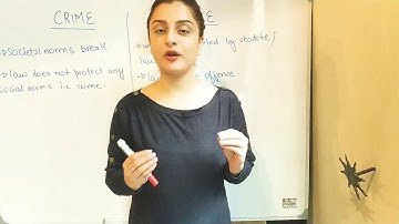 Difference between CRIME & OFFENCE