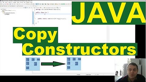Copy constructors in Java