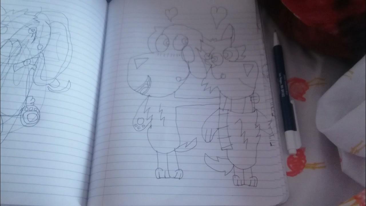 Superdog Tyler & Snowi Fox love each other (drawing) - YouTube