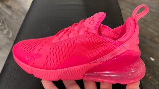 Nike Air Max 270 Triple Pink Womens Shoes