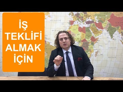 İş Teklifi Almak İçin 2