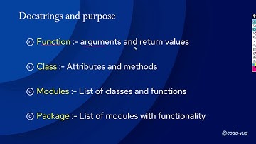 Docstring in Python | What are Docstrings ? | Docstrings vs Comments