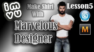 How To Mesh in IMVU With Marvelous Designer ( Lesson 5) The Making of Shirt