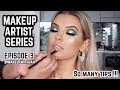 Makeup Artist Series Ep • 3 💚 Emerald Smokey Eye Glam 😍 Makeup With Jah x Jasmine Hand