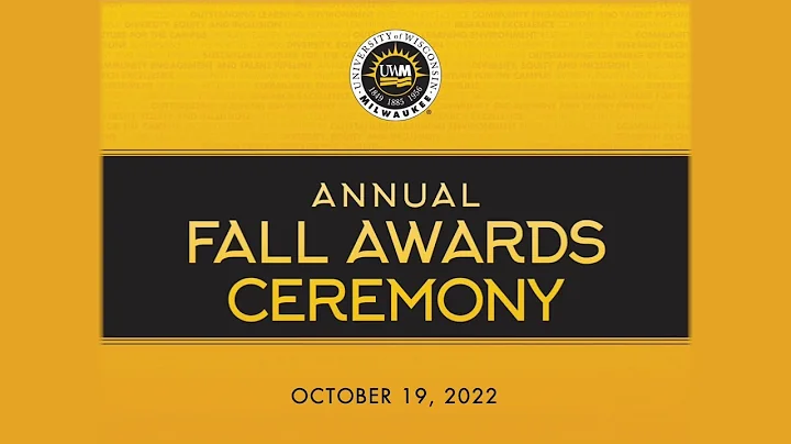 2022 UWM Fall Awards Ceremony