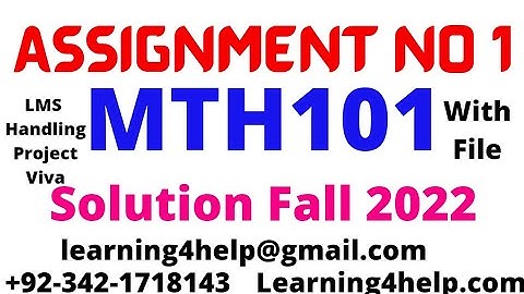 mth101 assignment no 1 solution fall 2022 mth101 assignment 1 solution 2022 mth101 assignment 1 2022