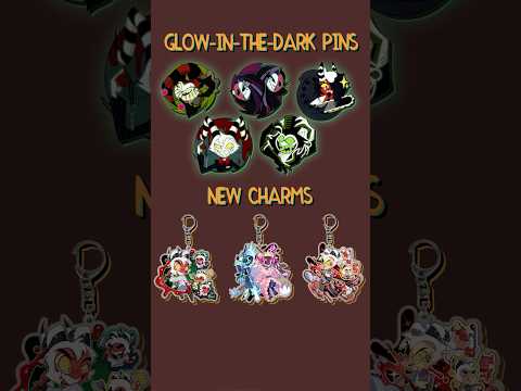 RISE, MY CREATIONS!!! All-new Halloween pins, keychains, and standees are here to slay!