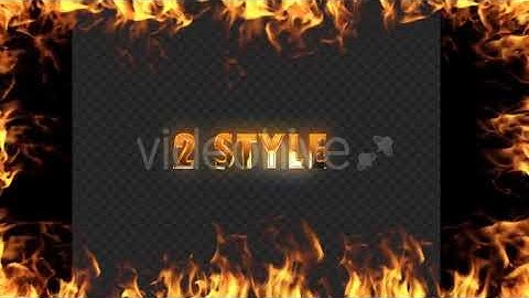 Fire Frame | Motion Graphics - Envato elements