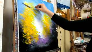 Cours de peinture au couteau 