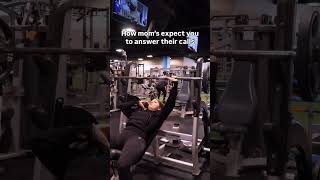 Can’t ever be too busy for mom, right?😅 #gymshorts #comedy #mom #relatable