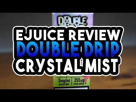 Double Drip Crystal Mist E Liquid Review - Raspberry Dark Fruits With A Hint Of Menthol E Juice