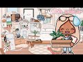 Aesthetic toca boca family house tour   with voice 