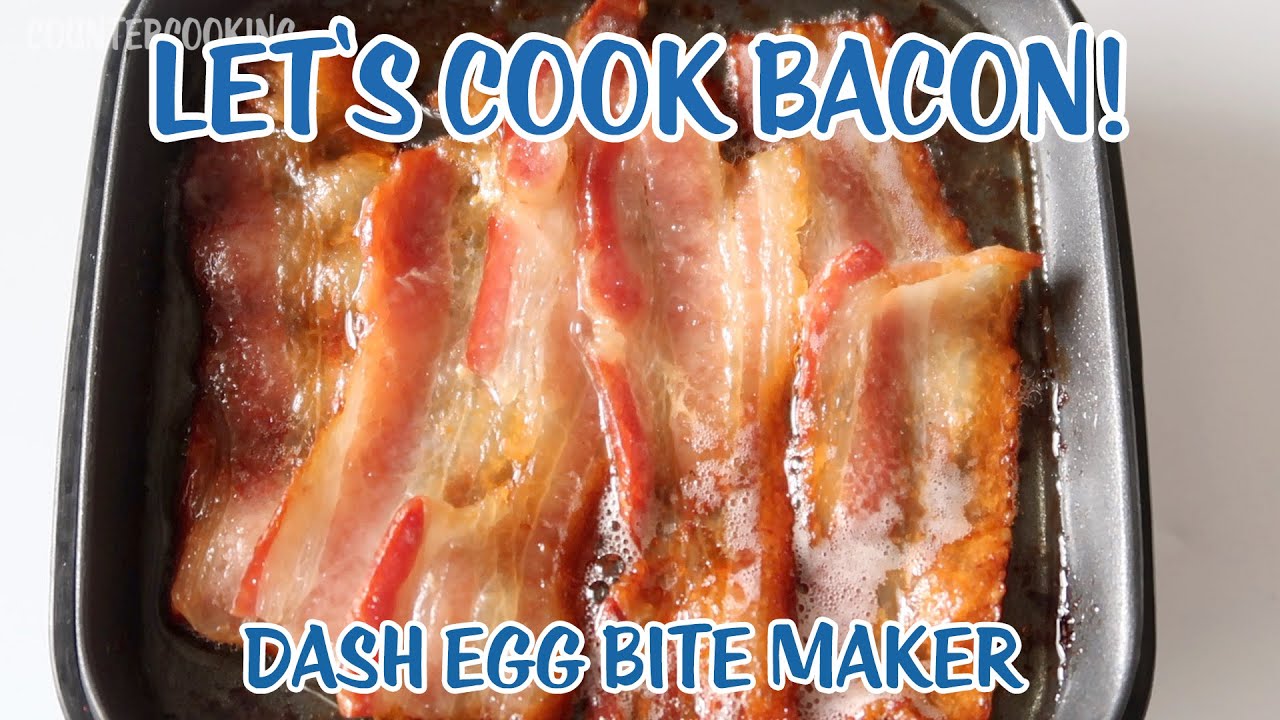 Прибор для приготовления яиц Dash Egg Bite Maker 🥓 Давайте приготовим бекон!
