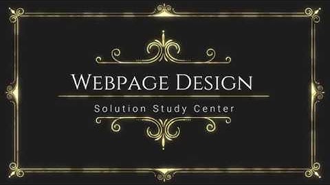 web page design trailer