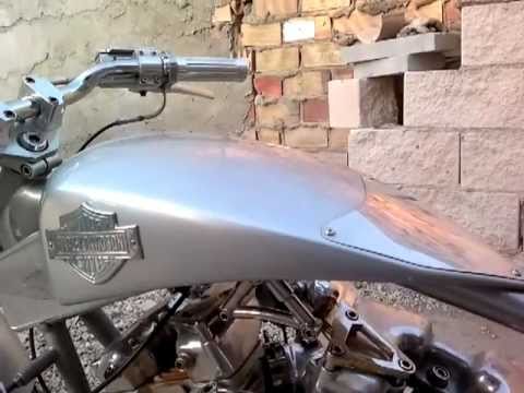 Swapping Harley Sportster Gas Tank - 3.3 Gallon Peanut to 4.5 Gallon 