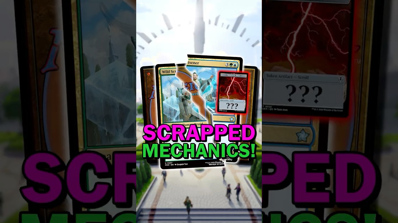 3 UNIQUE MTG Mechanics That Got SCRAPPED!