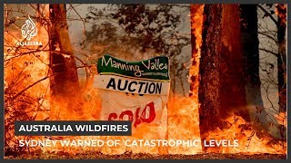 A vast area of eastern australia has been given one the country's most
serious wildfire warnings. sydney region "catastrophic" danger...