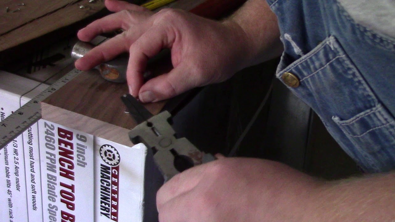 How to hammer in small nails YouTube