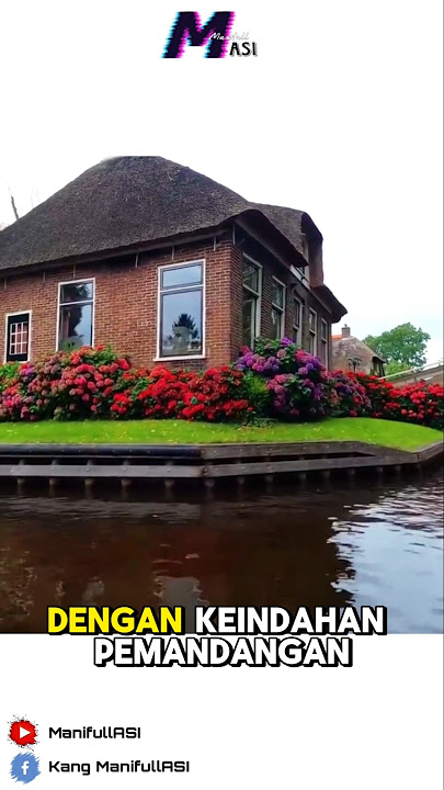 A Dutch village with its beauty even without roads #manifullation #shorts #fyp #viral