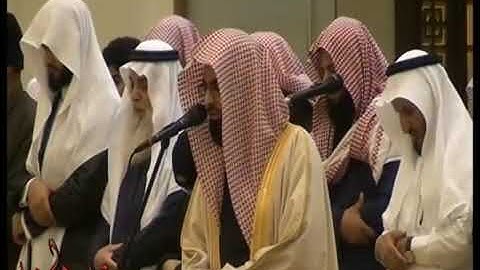 الشيخ ناصر القطامي يختم سورة الأنفال بهذا الهدوء والإبداع عشاوية 1433،1،24 تصوير ورثان الجنان
