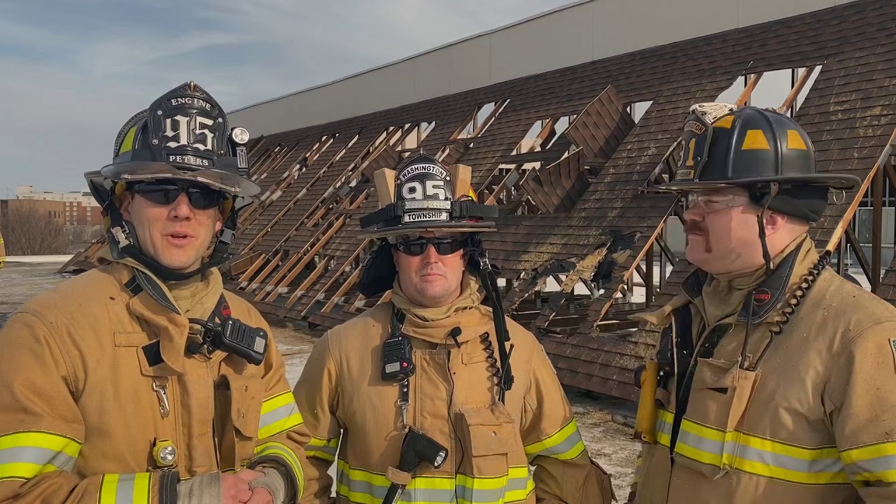 Firefighter Training Why we cut holes in roofs YouTube