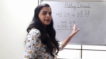 Adding and Subtracting Decimals in Hindi | Adding and Subtracting Decimals for Class 4 and Class 5