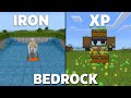 7 EASY Starter Farms For Beginners In Minecraft Bedrock! (Iron Farm, XP Farm)