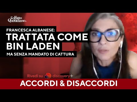 Video Francesca Albanese sul Nove: Trattata quasi come Bin Laden, ma senza mandato di cattura