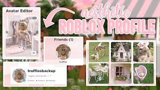 How to have a AESTHETIC Roblox Profile ‧₊˚✩