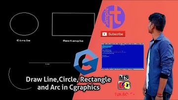 Draw Line,Circle,Rectangle and Arc in Cgraphics in Turbo C++ | by Bikash.