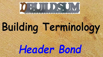 Building Terminology - Header Bond