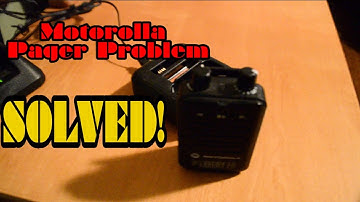Motorola minitor VI 6 charging problem solved