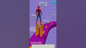 SPIDERMAN SKATER STACKER GAMEPLAY WALKTHROUGH | ANDROID,iOS MOBILE | ALL LEVELS | #SHORTS GAMES #4🔥