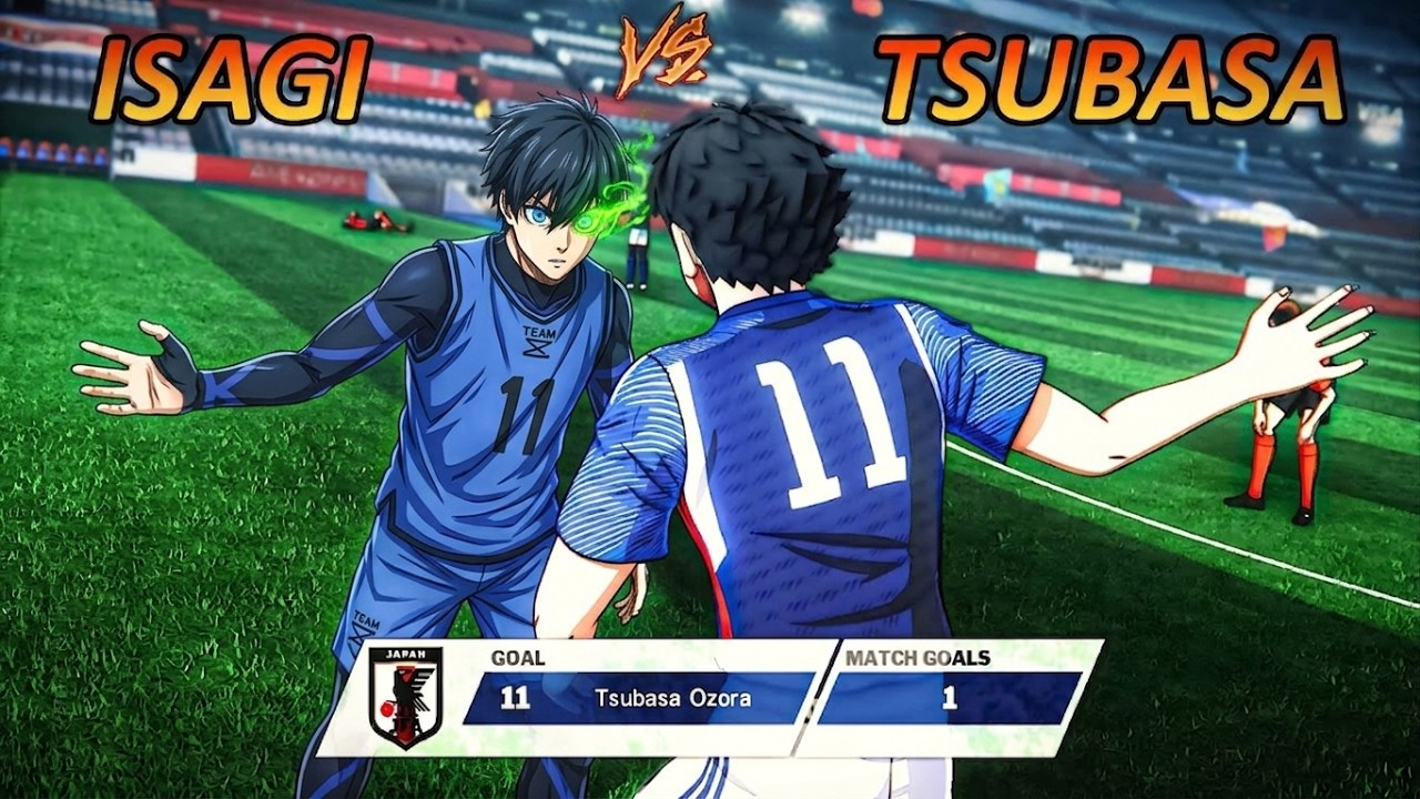 Blue Lock 11 vs Captain Tsubasa All Japan | Star Crown Stadium, USA – World Cup 4K60FPS