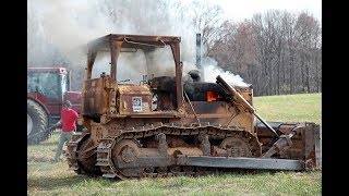 Extreme DIESEL BULLDOZER cold start compilation l CATERPILLAR ENGINES