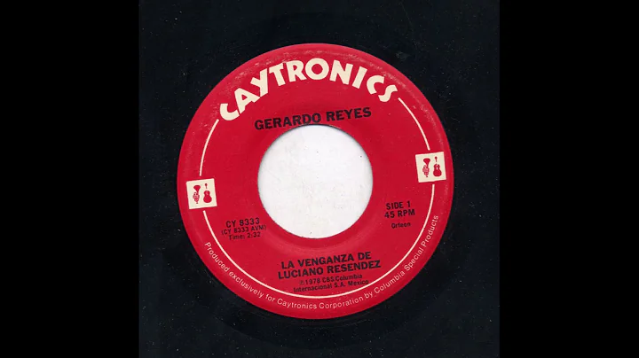 Gerardo Reyes - La Venganza De Luciano Resendez - Caytronics cy-8333-a