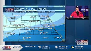 Wet Weather and Snowy Weather Return to the Forecast - Tuesday, February 14th, 2023
