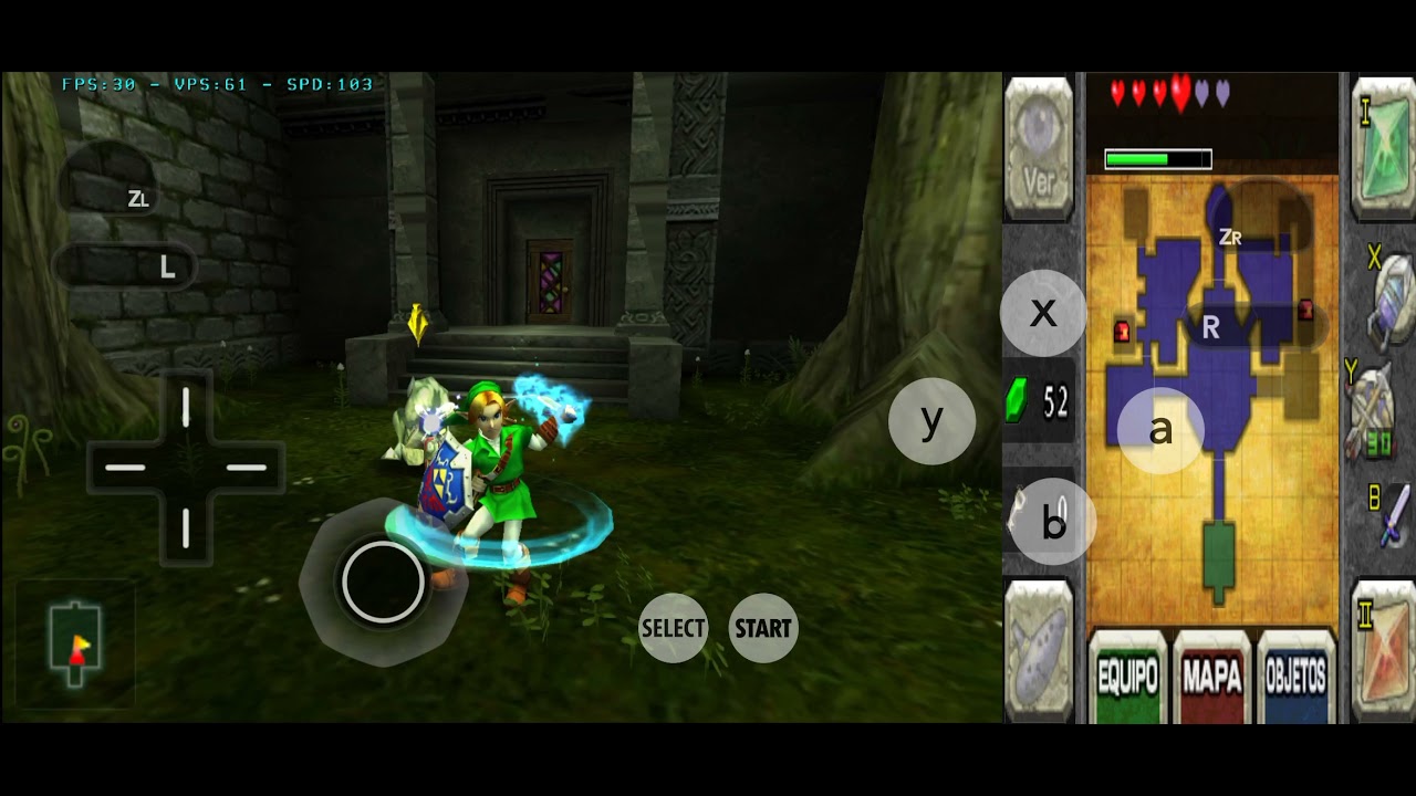 Texturas bugadas no Ocarina of Time do 3DS do Citra no Android : r