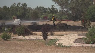 California Wildfire: Timm Fire in Solano County