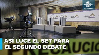 Queda listo el foro para el segundo debate presidencial