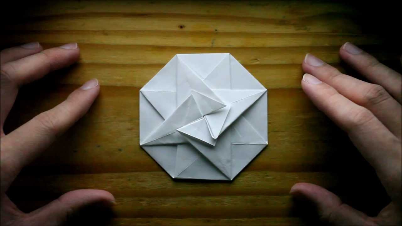 origami octagonal pouch youtube how to make a flower out of paper easy step by step