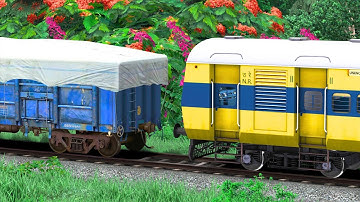 MEMU COUPLING WITH BCNA WAGON | BUMPY RAILROAD | Train Simulator | Railworks 3 | NTG GAMING