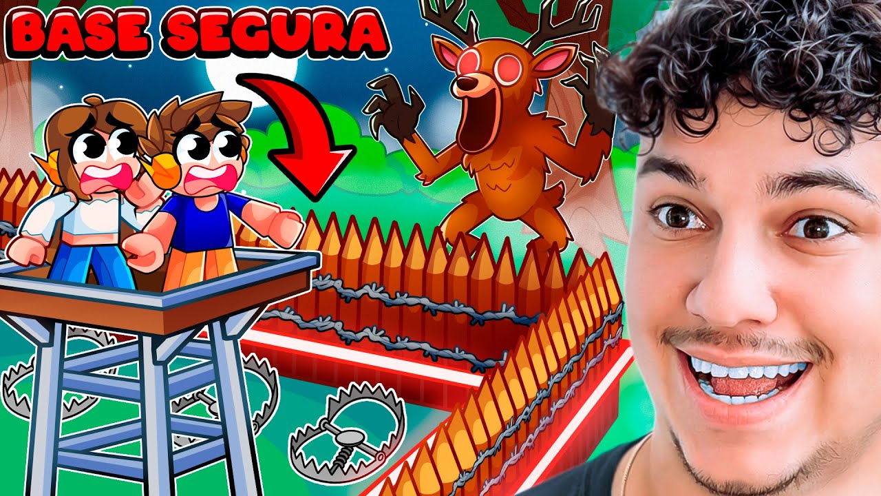 CONSTRUÍ a BASE MAIS SEGURA no 99 NOITES NA FLORESTA!