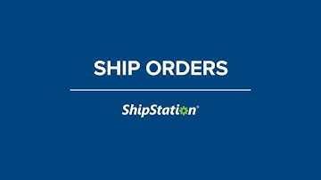 Ship Orders in ShipStation
