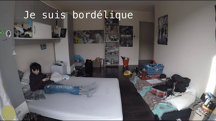 Je suis bordélique !