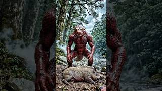 🐍 Red Humanoid Anaconda Hunting in USA Forest 🇺🇸 | Epic Survival Monster Scene 😱