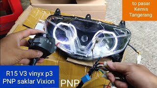 R15 V3 Biled vinyx p3 PNP holder Vixion non leveling sinar otomotif