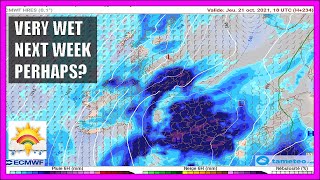 Ten Day Forecast: Turning Very Wet Next Week Perhaps?